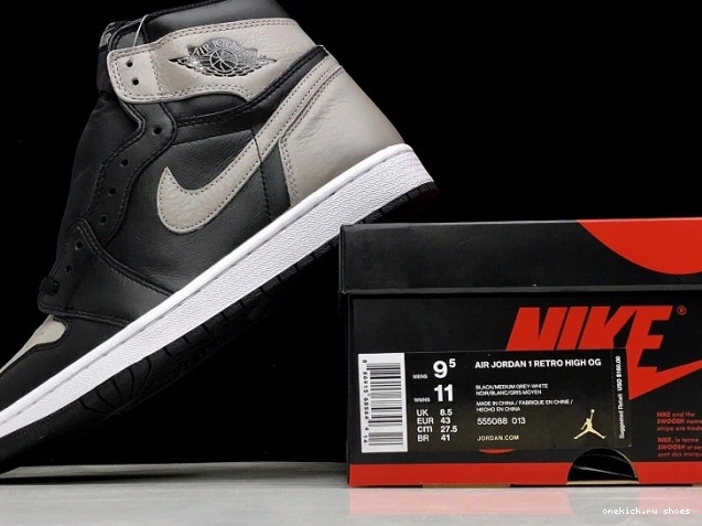 Cheap Air Retro High Black Grey OG Jordan 555088-013 Shadow 1 0715